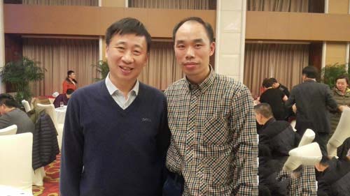 袁崇文与曲牟文合影